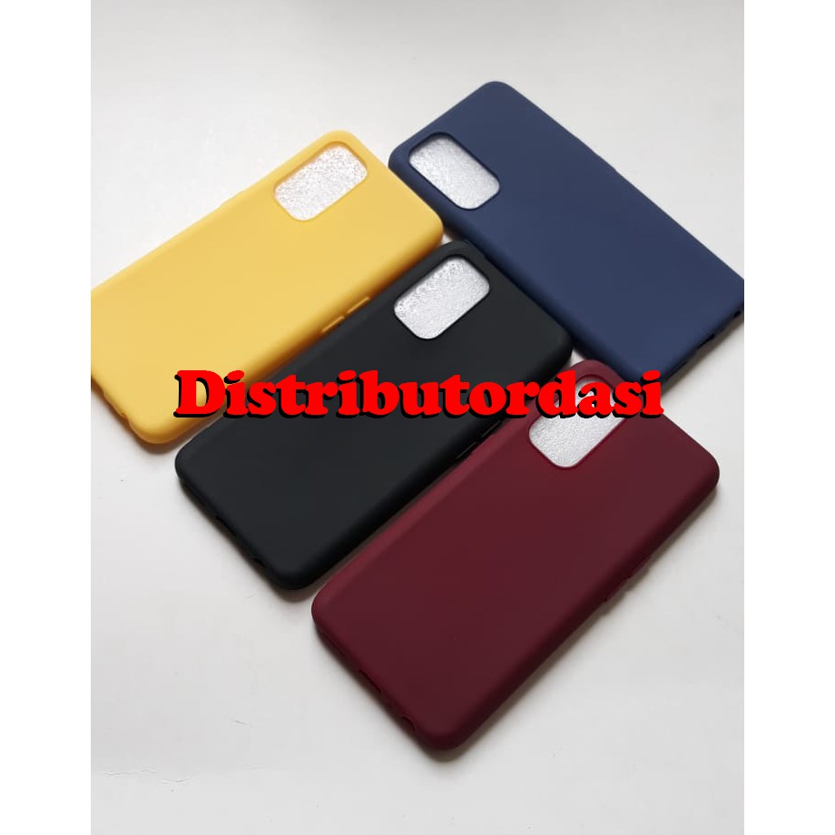 candy macaron softcase case tebal kondom hp oppo reno 5 Pink maroon kuning hitam navy