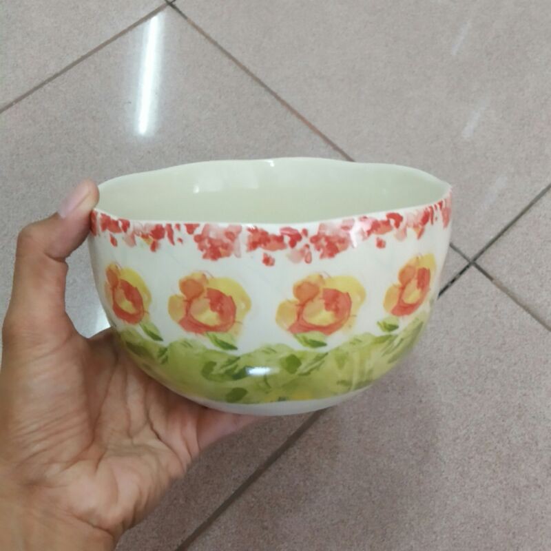 MANGKOK KERAMIK MANGKUK HIAS SANGO CANTIK TABLEWARE