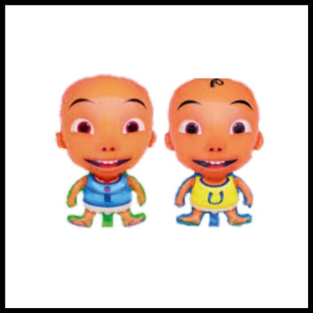 Balon Foil Karakter Upin Atau Ipin Ulang Tahun Gas Birthday Party Pesta Anak