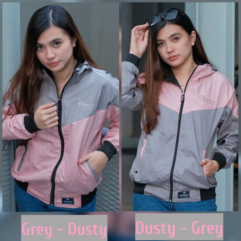 JAKET WANITA PARASUT ELZANTERI ORIGINAL / JAKET CEWEK TERLARIS / JAKET TERBARU-2