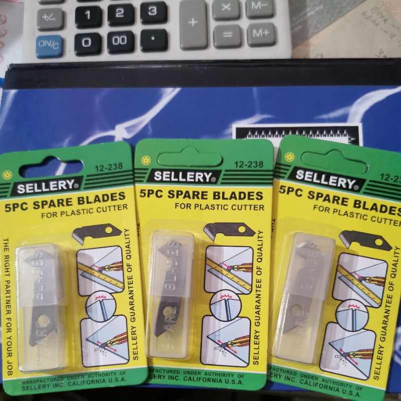

Isi cutter refill cutter kater mika akrilik acrylic hpl plastik merk sellery