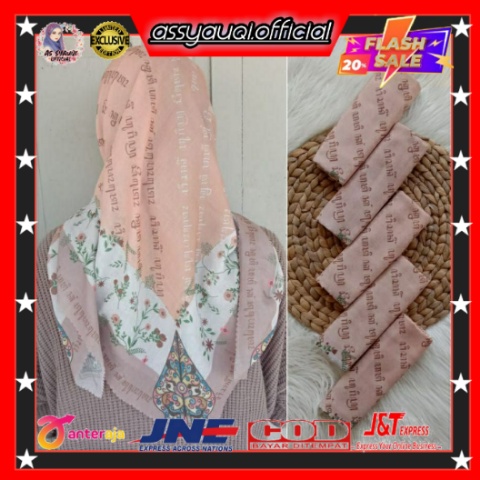 MOTIF KOREA/JILBAB MOTIF KOREA/HIJAB AKSARA/VOAL AKSARA/HIJAB AKSARA JAWA