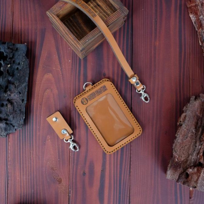 

[[COD]] ID CARD HOLDER / NAMETAG HOLDER KULIT CUSTOM NAMA DAN LOGO PERUSAHAAN TERPERCAYA Kode 281