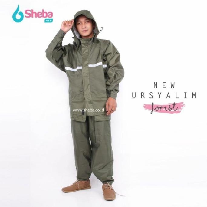 HARGA TERBAIK Jas Hujan Pria Sheba New Ursyalim Forest