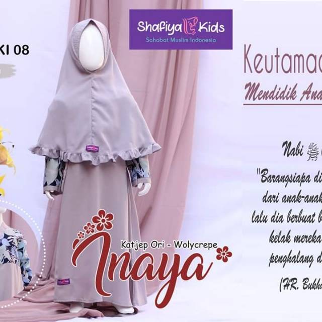 Gamis shafiya kids size XXL
