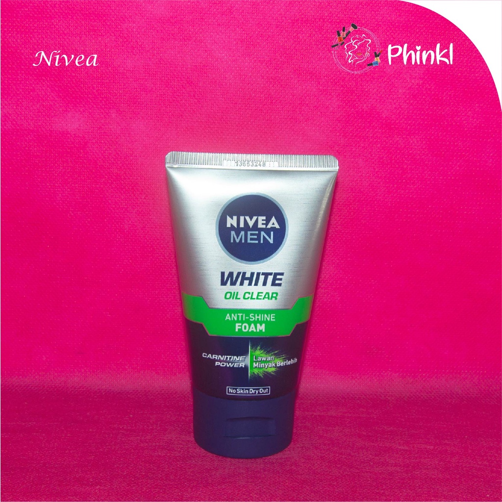 `ღ´ PHINKL `ღ´ Nivea Men facial foam 100ml sabun cuci muka untuk pria mengurangi jerawat pori