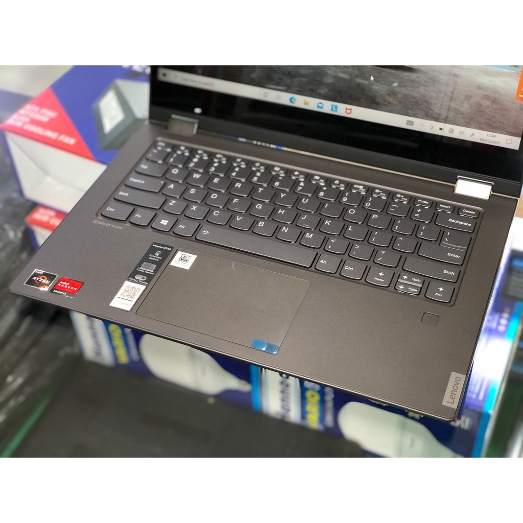 Laptop leptop second seken LE C340  AMD RYZEN RAM 8GB DDR4 SSD 256 LAYAR TOUCHSCREEN LIKE NEW BANGAT SEPERTI BARU MULUS desain Gaming Programmer bergaransi  resmi 1Tahun bisa dilipat diputar 360 derajat