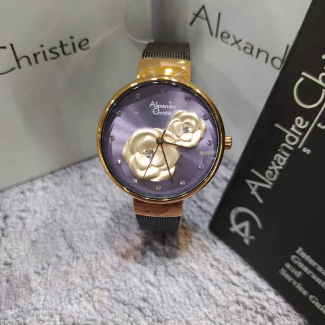 Jam Tangan Wanita Tali Pasir Alexandre Christie 2792 AC2792 AC 2792