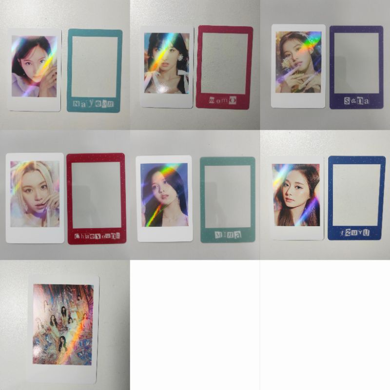 OFFICIAL PHOTOCARD PC POB BENEFIT WITHDRAMA TWICE TASTE OF LOVE ALCOHOL FREE TZUYU NAYEON MOMO