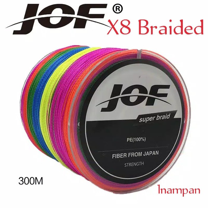 JOF X8 Senar Pancing PE Big Game 300 Meter Super Power PE Braided - 1