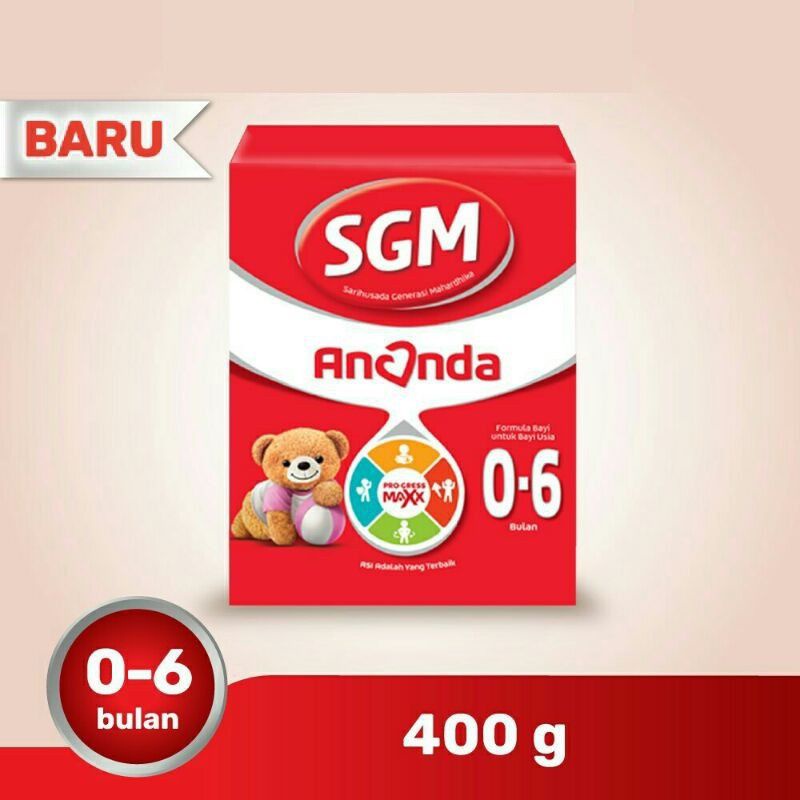SGM ANANDA 0-6 BULAN 400gr / SUSU SGM USIA 0-6 BULAN