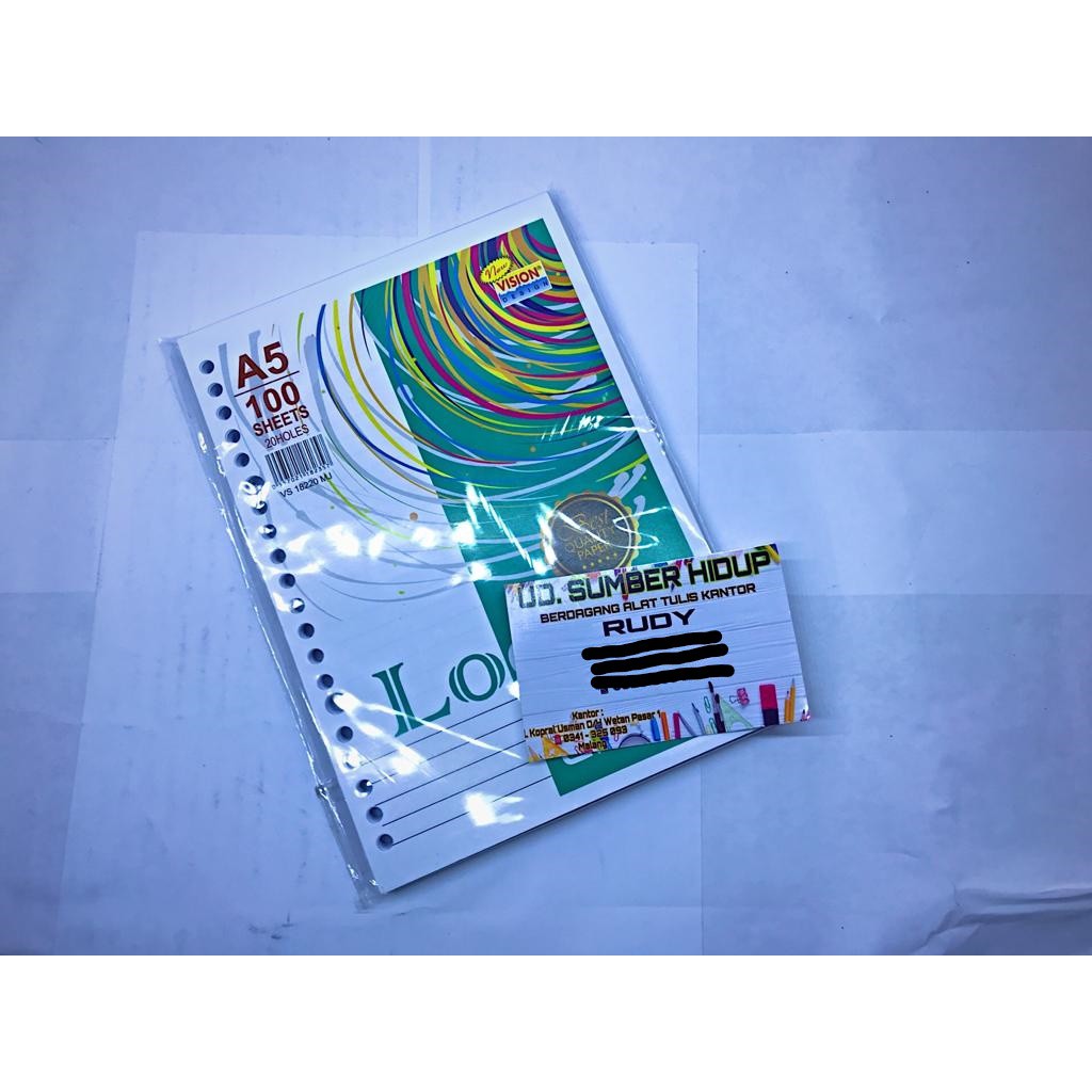 

loose leaf a5 isi 100