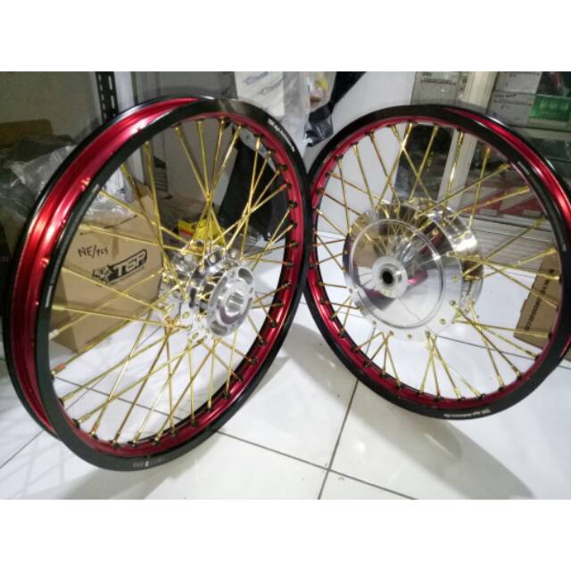 Velg TDR Twu Tone Tromol Jari Jari TDR Set Mio Beat Vario 110 Vario New 125 150 Fino Scoopy Set