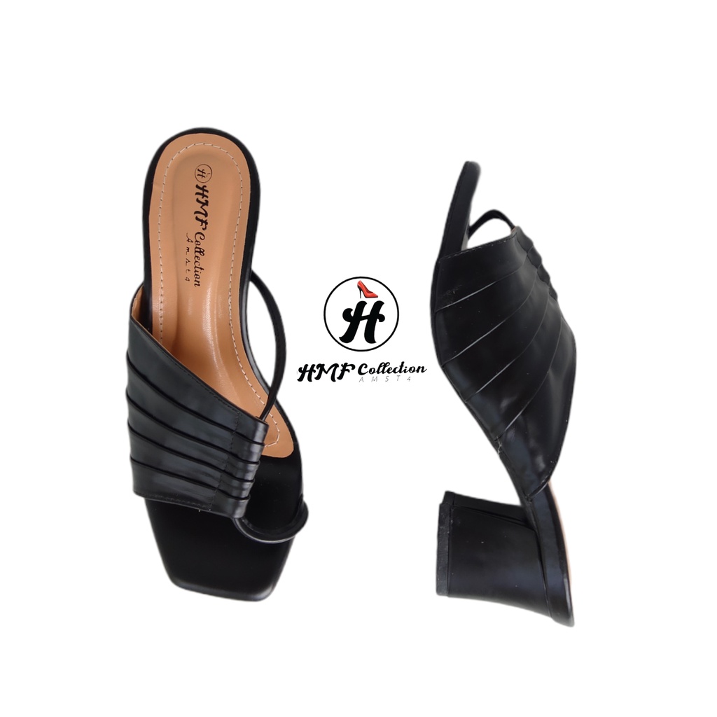 Sepatu Heels Wanita Hak Kotak HMF-RA05