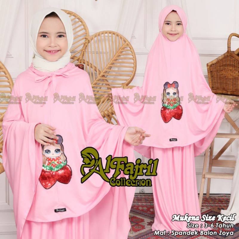 mukena anak alfajril 2in1