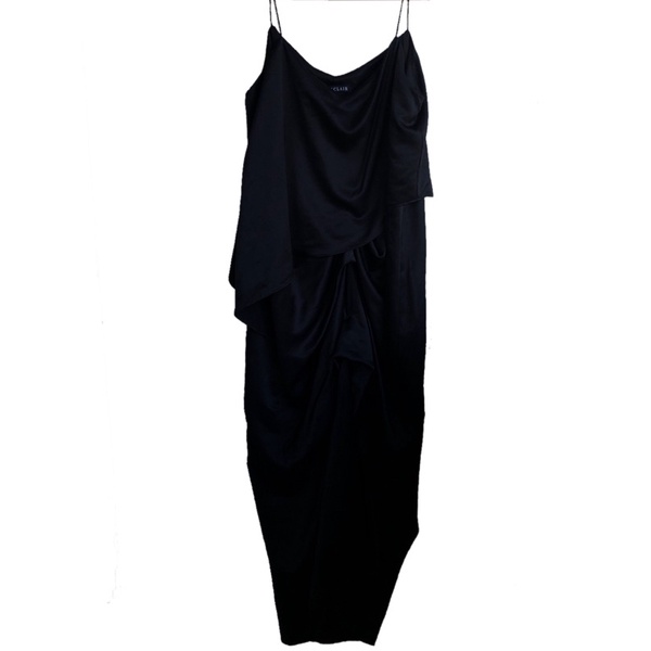 Eclair Sippy Dress in Black