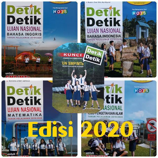 Buku Detik Detik Un Smp 2019 2020 Dapat 4 Mapel Shopee Indonesia