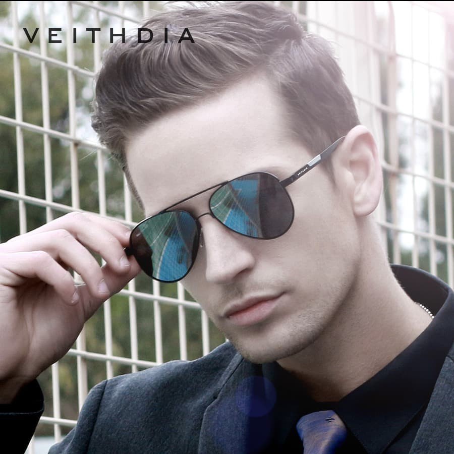 Veithdia Kacamata Photochromic UV Polarized Sunglasses - 6699