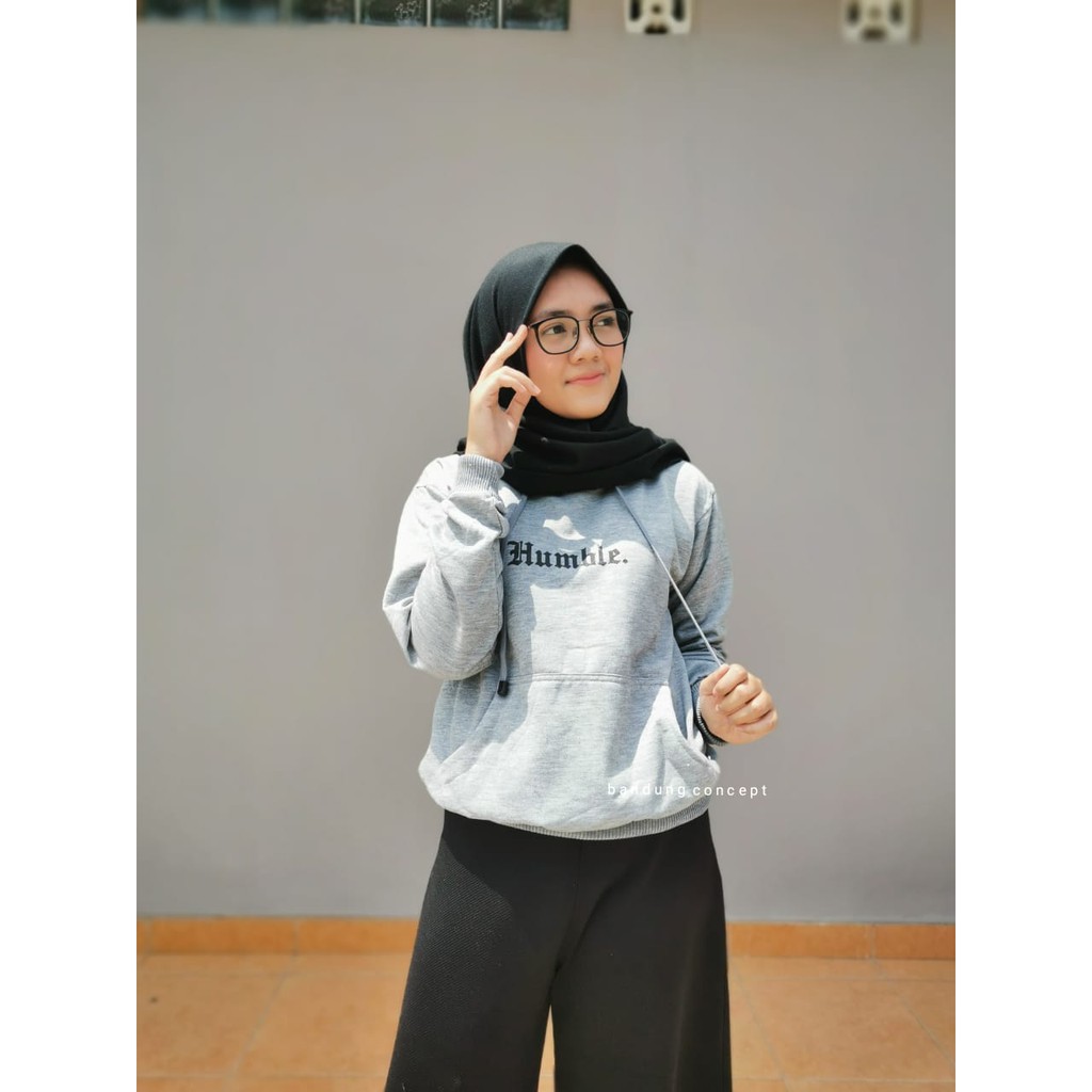 Humble Hoodie || Sweater Hoodie wanita #HH