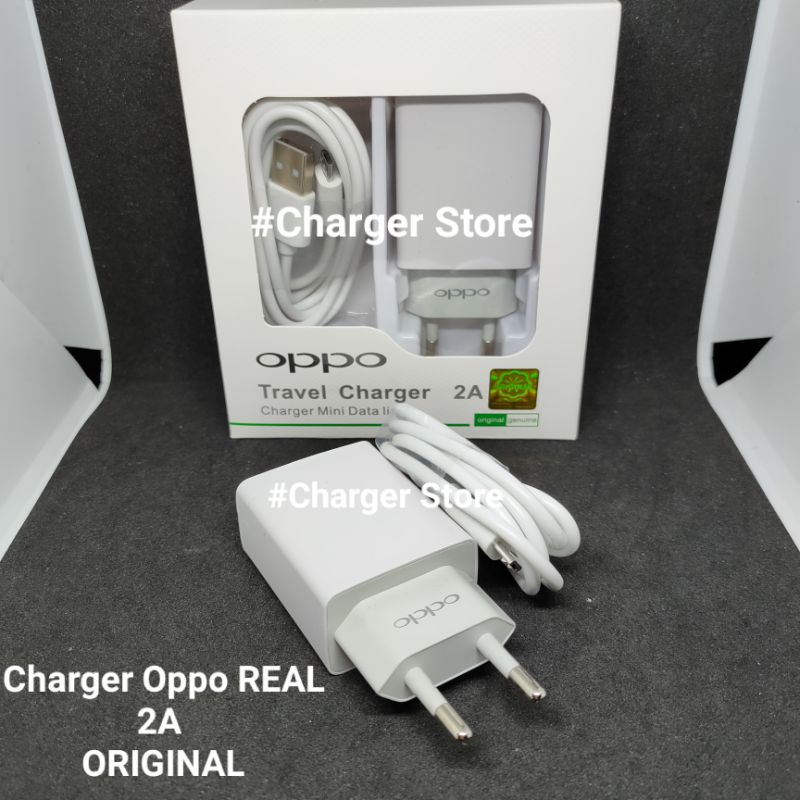 Charger Oppo ORIGINAL 2A Micro USB OPPO F7 F5 F3 F1plus F1S A7 A3S A5S A71 A83 A37