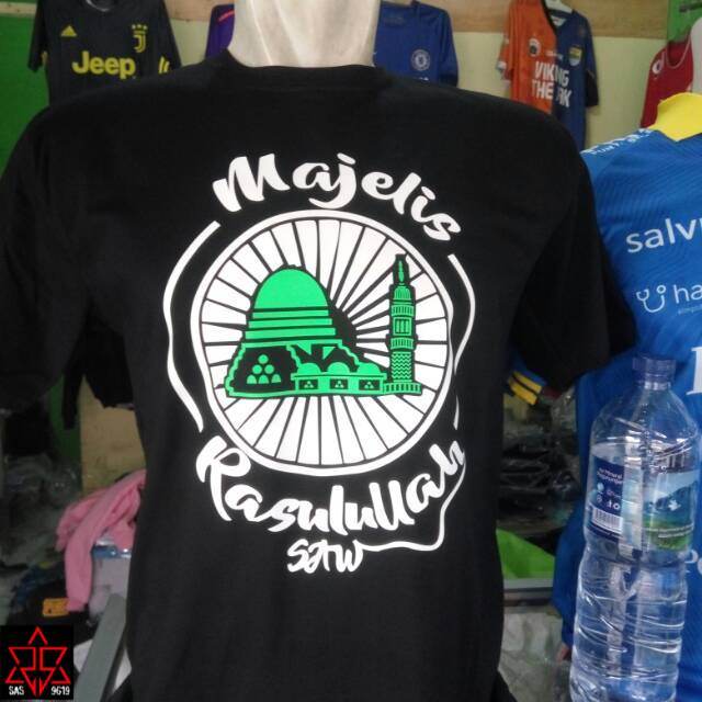 t-shirt Kaos majelis rasulullah saw / kaos Islami / kaos dakwah / kaos murah
