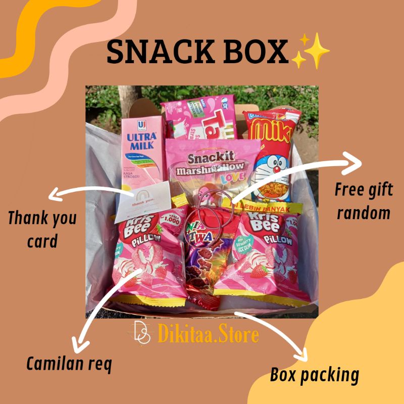 

Snack Box / Hampers box / kado / gift box / kado ulang tahun