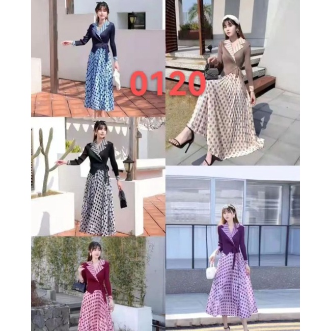 dress plisket premium bangkok/ dress plisket polkadot / dress plisket kekinian