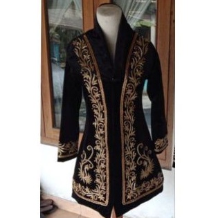 kebaya putri solo bludru full payet