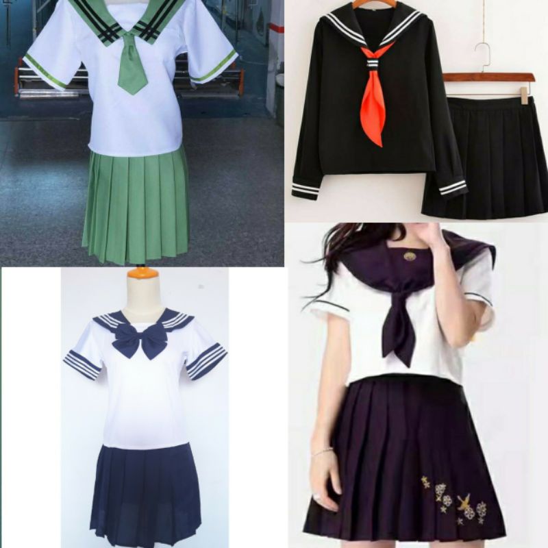 [RENTAL/SEWA ONLY] SEIFUKU SERAGAM JEPANG SAILOR ANIME CUSTOM COSPLAY