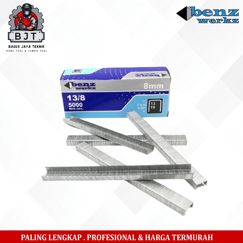 

isi Refill Stapler Steples Tembak 8 mm 13/8 Original Benz 5000 pcs