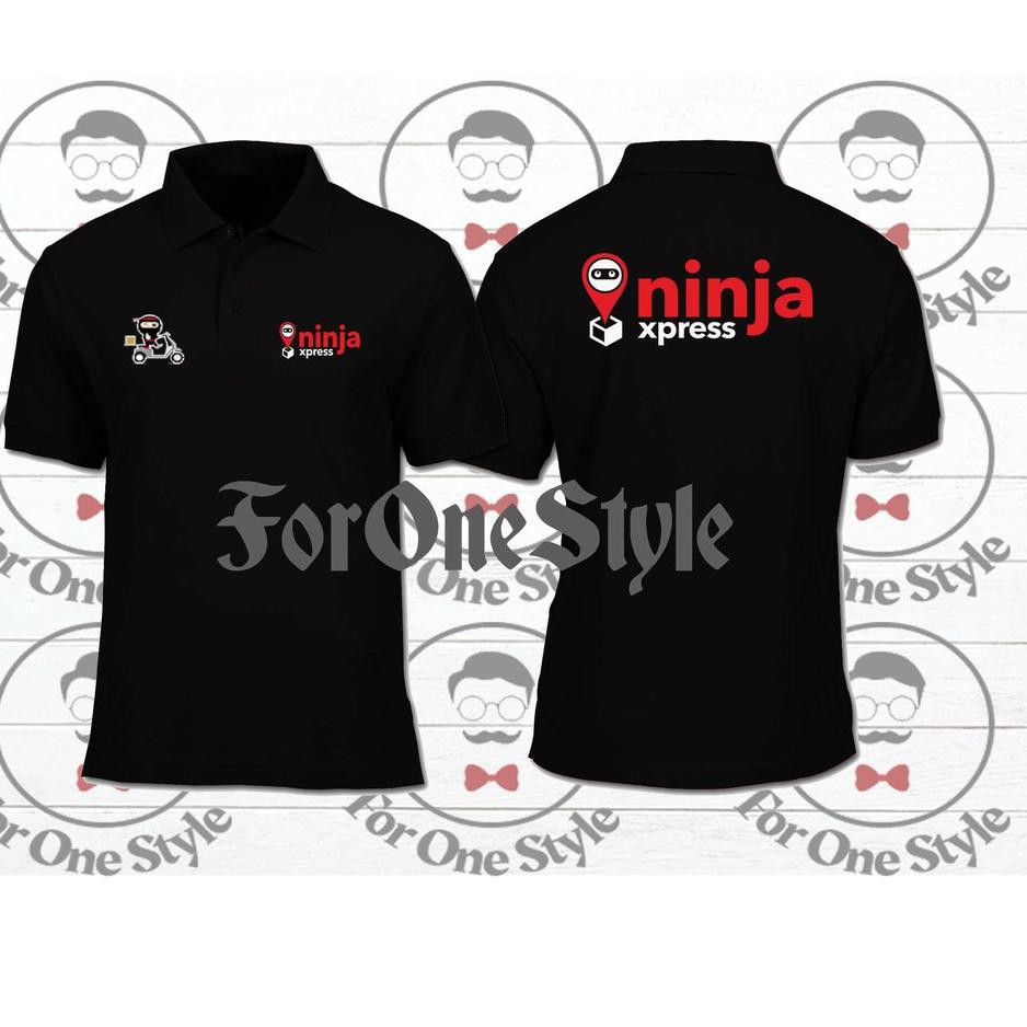 READY   POLOSHIRT NINJA XPRESS - Polo Ninja Xpress - Kaos Ninja Xpress - Baju Ninja Xpress kurir -