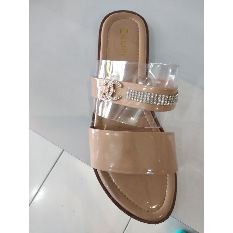 Celebrity Sendal Flat Chanel