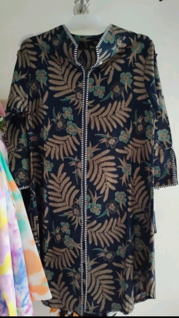 Tunik Batik Modern Atasan Tunik Wanita Premium
