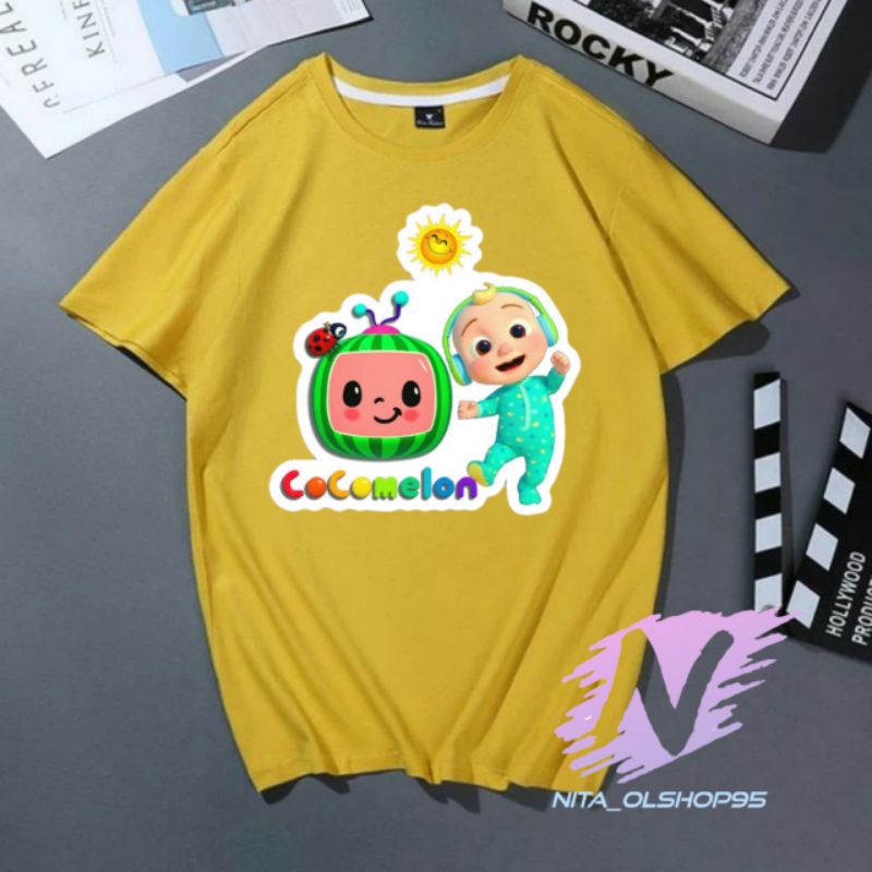 kaos anak baby cocomelon baju kartun