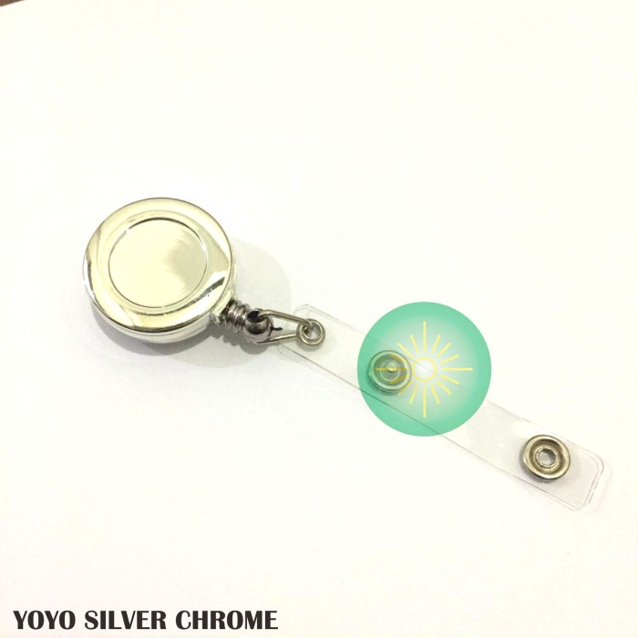 

Yoyo Id Card / Name Tag Yoyo / Yoyo SILVER CHROME