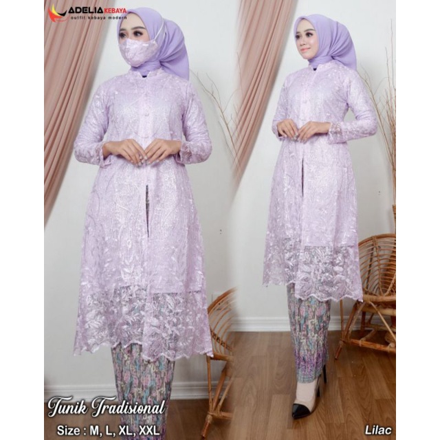 KEBAYA ORIGINAL//KEBAYA MODERN//SET TUNIK TRADISIONAL//Kode ADK