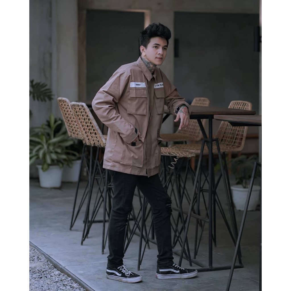 Jaket Pria Semi Parka Bordir Distro Tebal Original - JAKET SHACKET PREMIUM JAKET