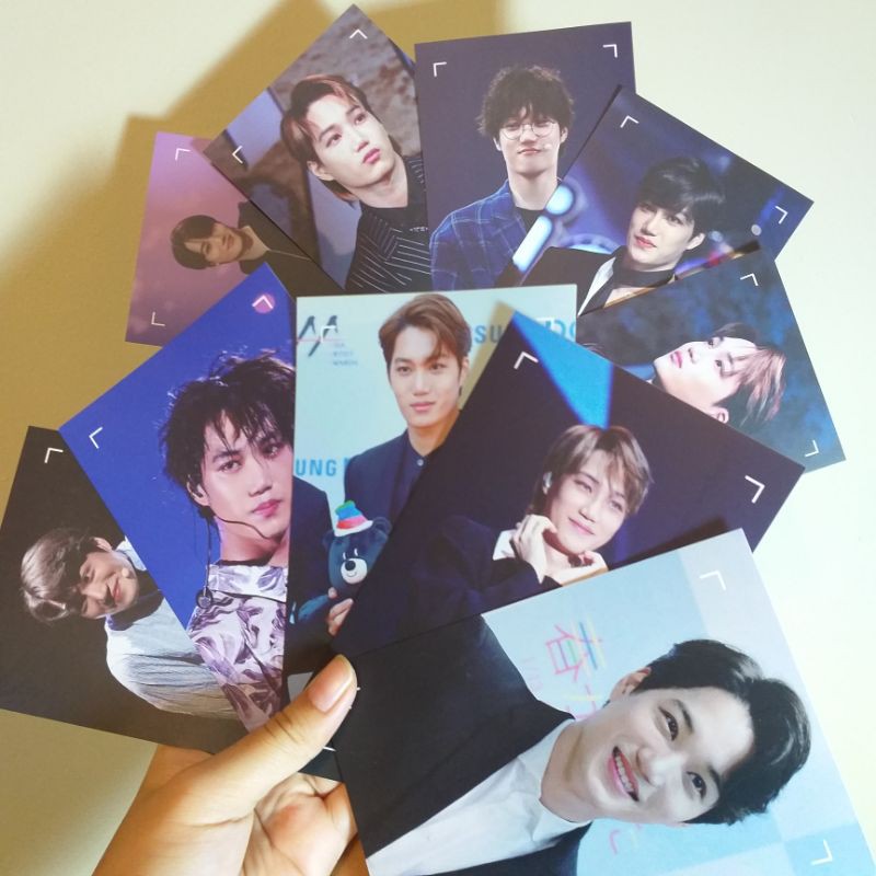 EXO KAI FANSITE POSTCARD