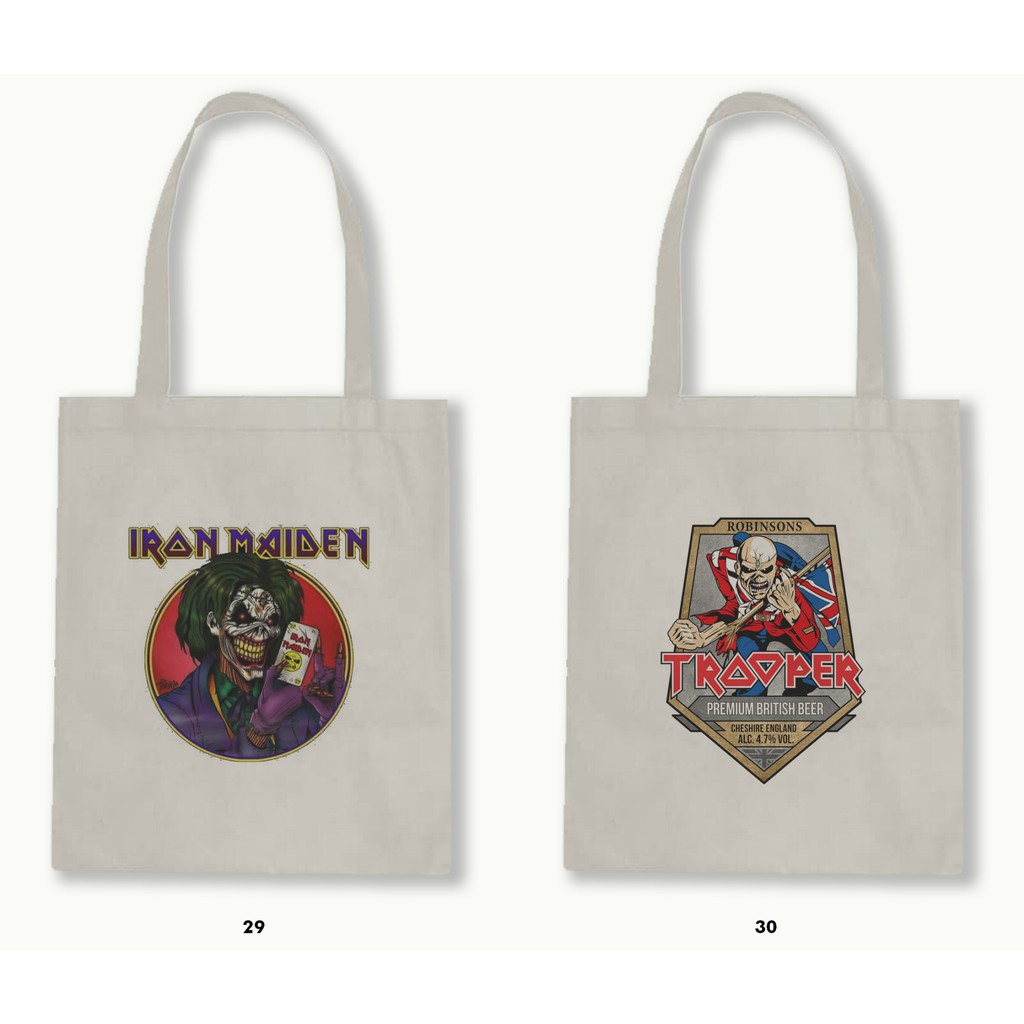 TOTE BAG BLACU - IRON MAIDEN .02