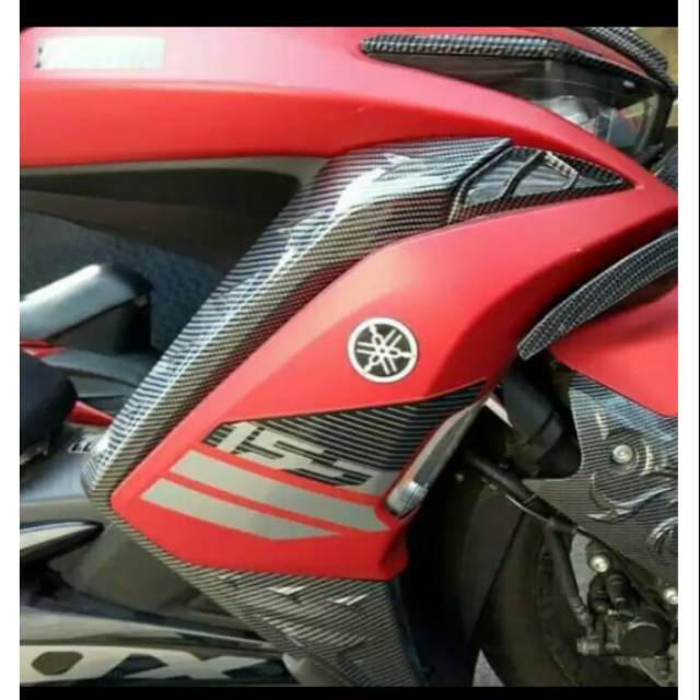 Cover tutup list body yamaha aerox 155 carbone nemo plastik abs