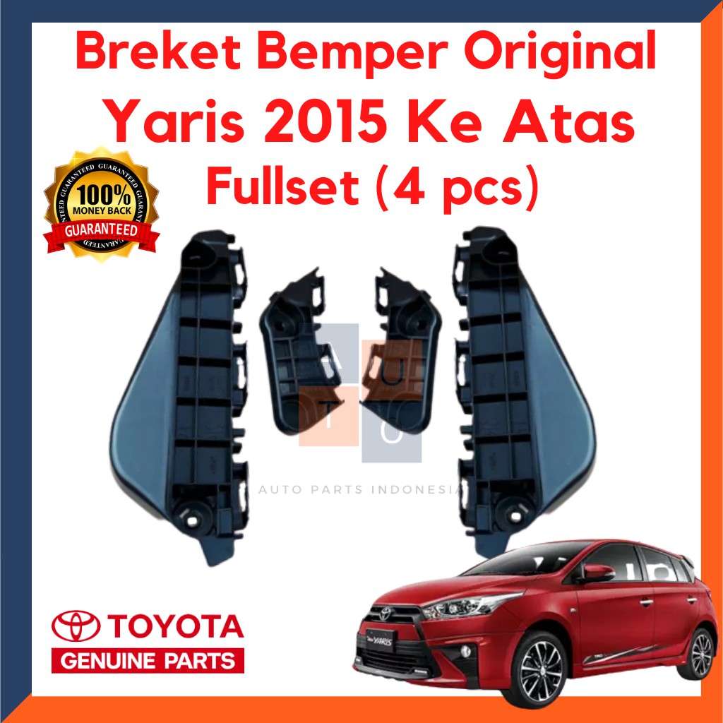 Breket Bemper Yaris 2015 Ke Atas/ Breket Bemper Yaris 2017/ Breket bemper Toyota Yaris TRD
