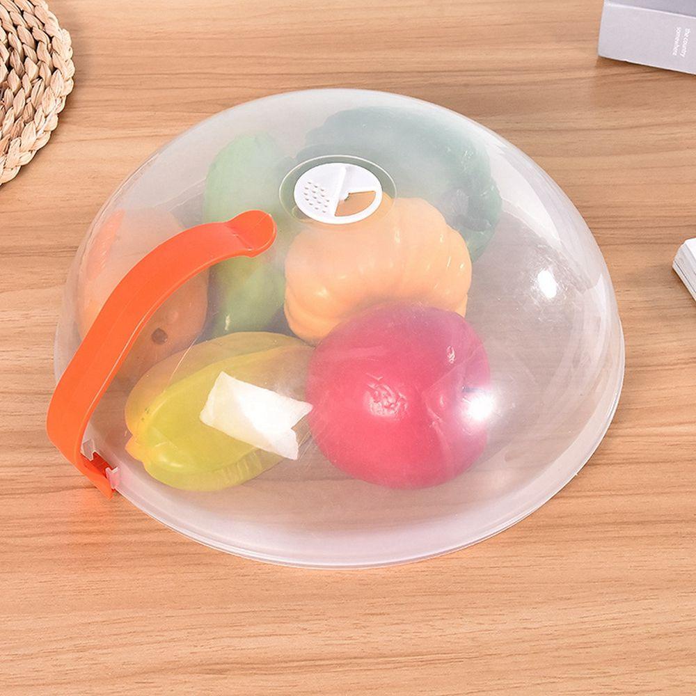 [Elegan] Penutup Piring Anti Cipratan Suhu Tinggi Tahan Panas Piring Untuk Microwave Bulat Makanan Pengawetan Minyak Bukti Penutup