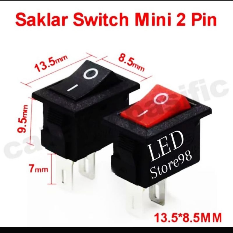 saklar on of mini 2 pin