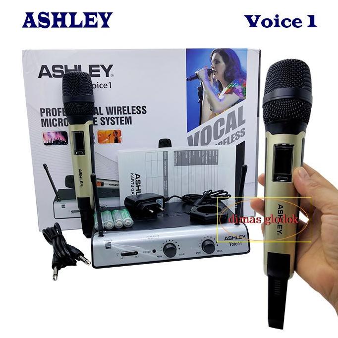 Werles Mic Wirles ASHLEY VOICE 1 Wireless Microphone 2 Mik Pegang