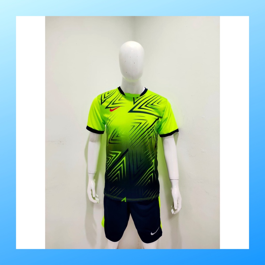 jersey futsal pria kaos sepak bola baju dan celana setelan wanita dewasa t-shirt outfit seragam jarsey kostum olahraga pakaian apparel print sport jersy soccer casual jersi suit NK160 stabilo