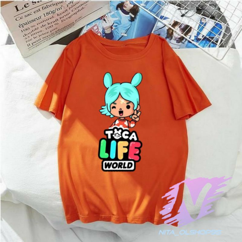 kaos anak toca boca baju toca life world