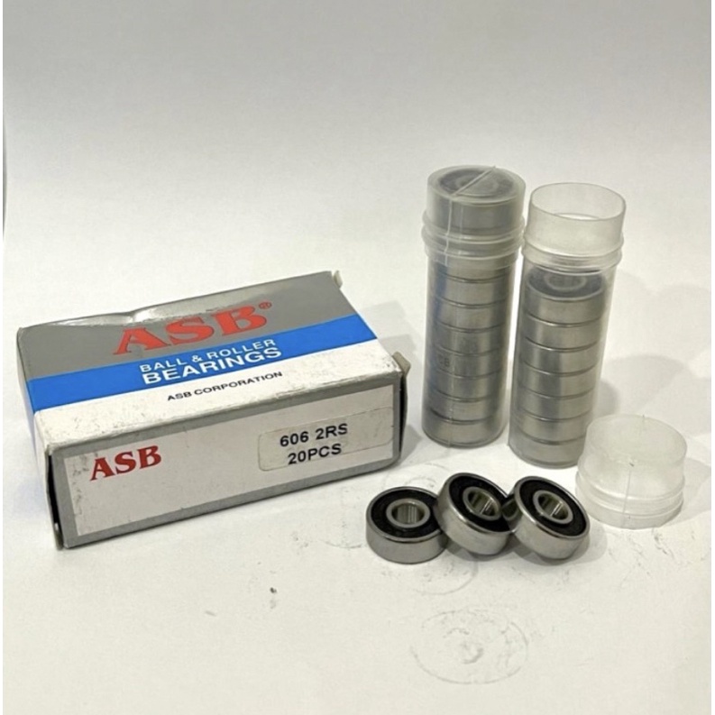 Lahar 606-2RS Bearing 606 2rs tutup karet ball and roller bearings 606