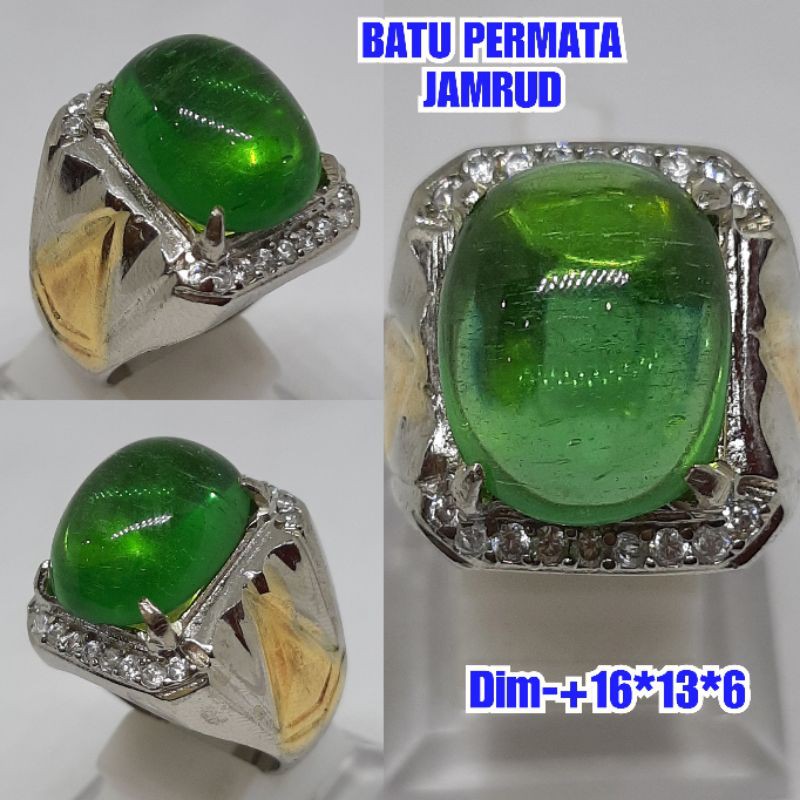 batu jamrud cristal cincin jamrud asli 03