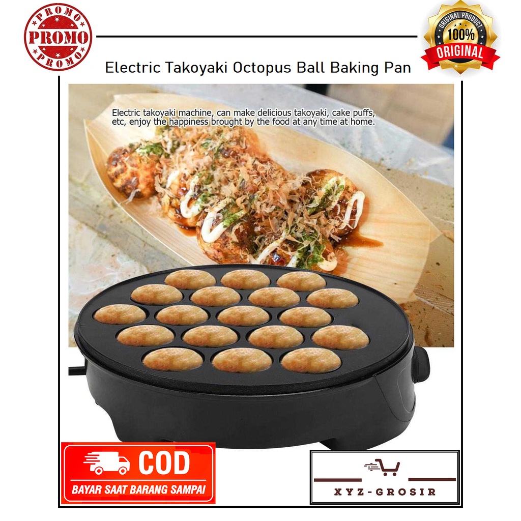 JIEERHOME Panci Elektrik Takoyaki Octopus Ball Baking Pan - JC-503