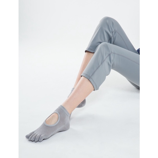 SKULLPIG Yoga Toe Sock Gray